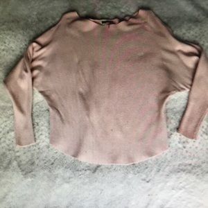 Free purchase light pink ribbed sweater